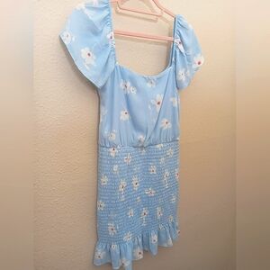 ALTAR'D STATE Blue Floral Mini Sundress